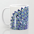 Peacock Mandala - Navy & Gold Coffee Mug Gallery Image 3