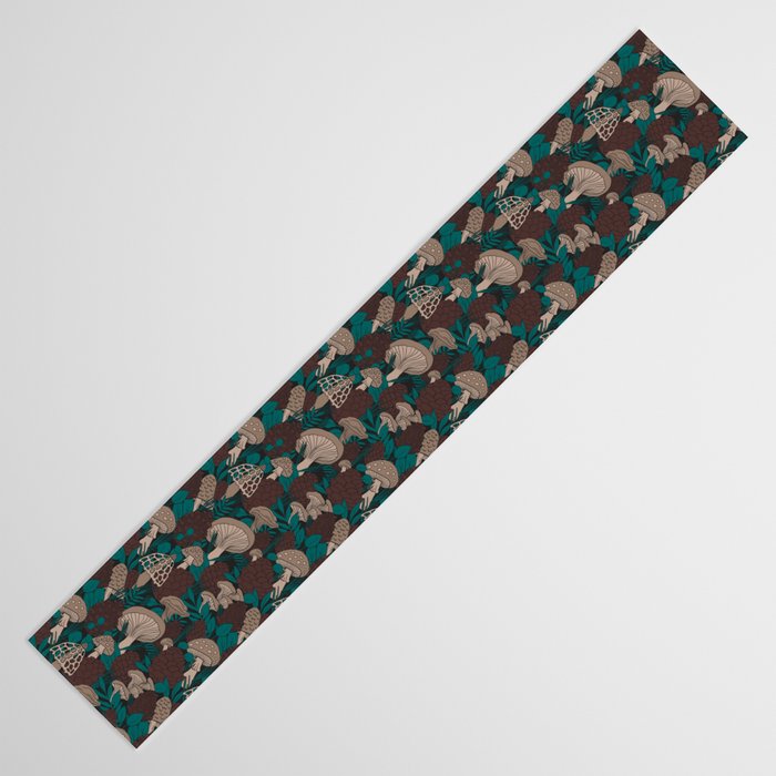 Moody Mushrooms and Pinecones Table Runner Gallery Image 3