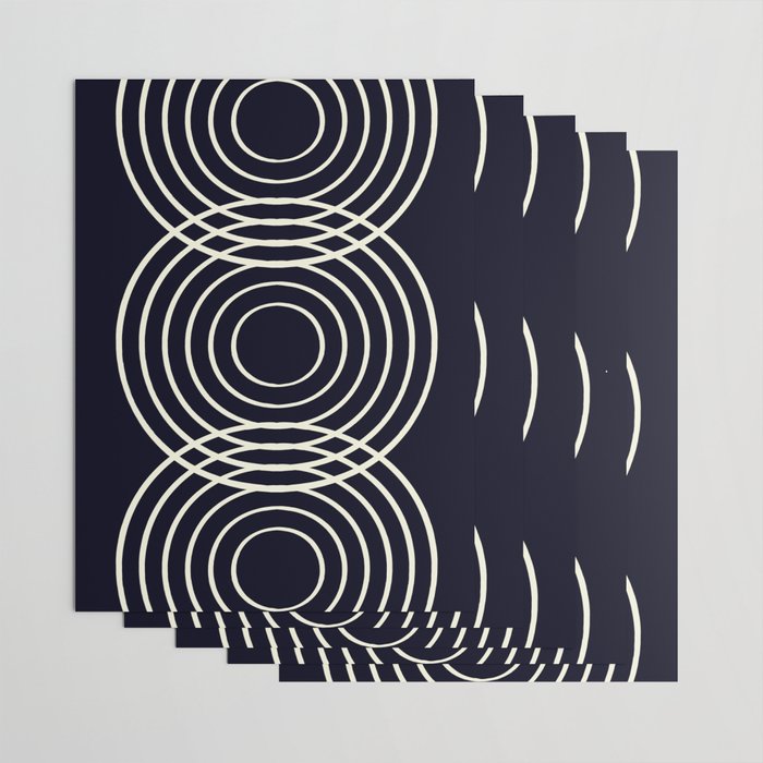 Life Balance Black Wrapping Paper Gallery Image 3