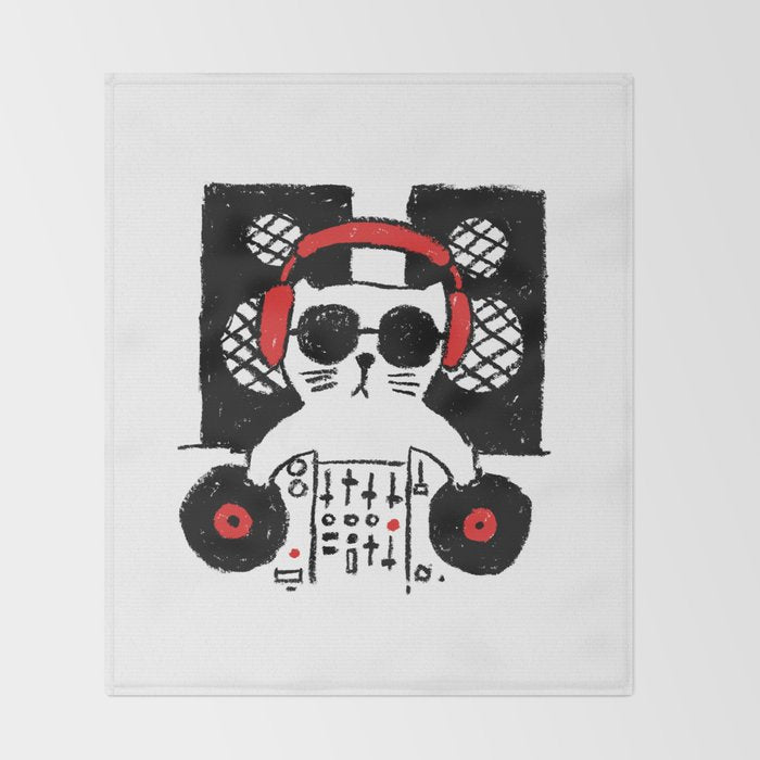 Hey DJ Throw Blanket Gallery Image 2