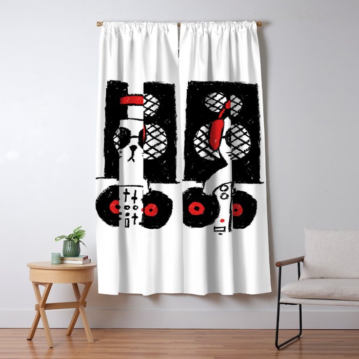 Hey DJ Window Curtain Gallery Image 5