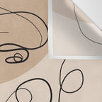 Abstract Faces 6  Wall Tapestry Gallery Image 3