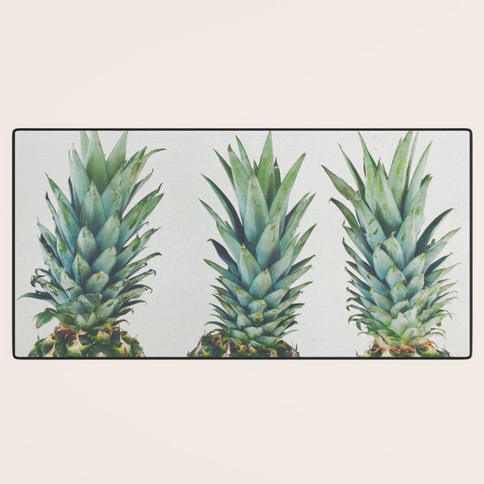 Pineapple Trio Desk Mat Gallery Image 3