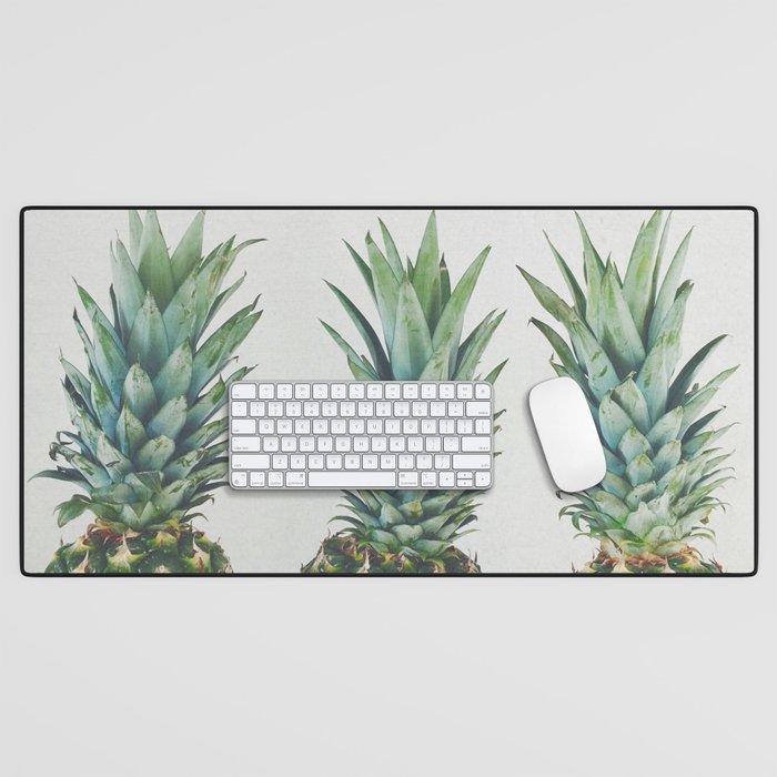 Pineapple Trio Desk Mat Gallery Image 1
