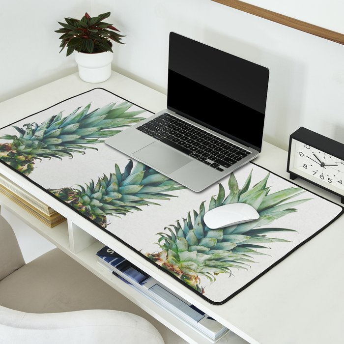 Pineapple Trio Desk Mat Gallery Image 2