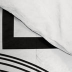 Shri Yantra in black and white Comforter Gallery Image 4