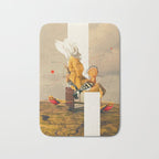 Yellow Echoes of Time Bath Mat Gallery Image 1