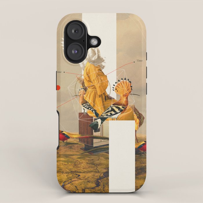 Yellow Echoes of Time iPhone Case Gallery Image 1