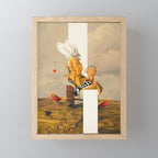 Yellow Echoes of Time Mini Art Print Gallery Image 1