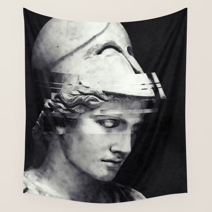 Pallas Athena Wall Tapestry Gallery Image 1