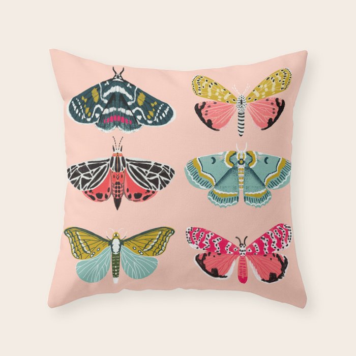 Lepidoptery No. 1 by Andrea Lauren  Throw Pillow Gallery Image 1