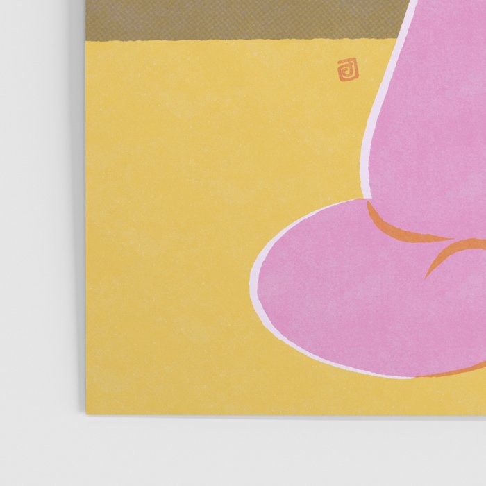 Risograph Cat - Cool Breeze Poster Gallery Image 3