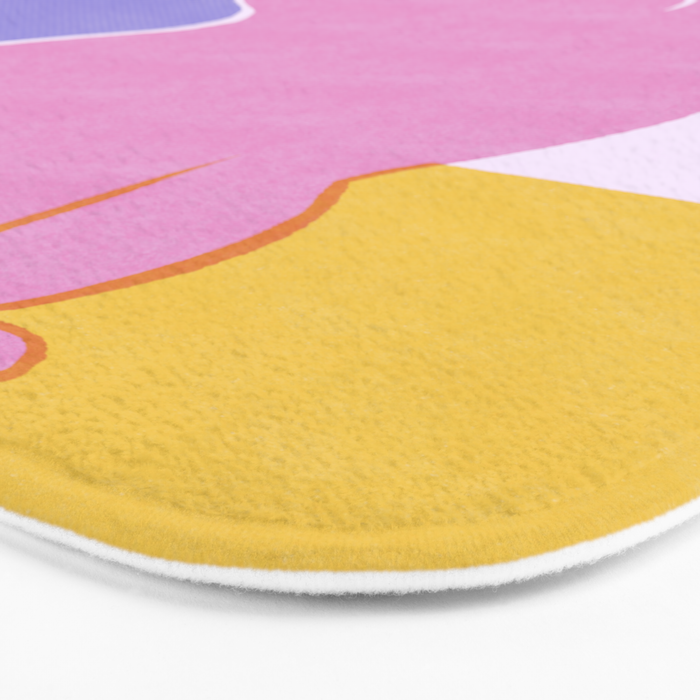 Risograph Cat - Cool Breeze Bath Mat Gallery Image 3