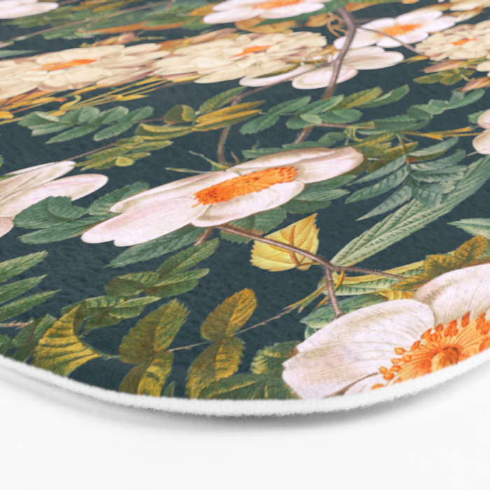 Flower Vintage Garden VI Bath Mat Gallery Image 3