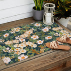 Flower Vintage Garden VI Outdoor Rug Gallery Image 2