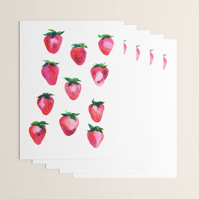 Strawberries Wrapping Paper Gallery Image 3
