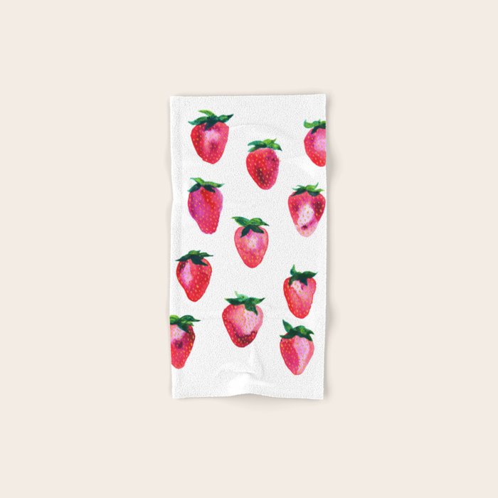 Strawberries Bath Towel Gallery Image 1