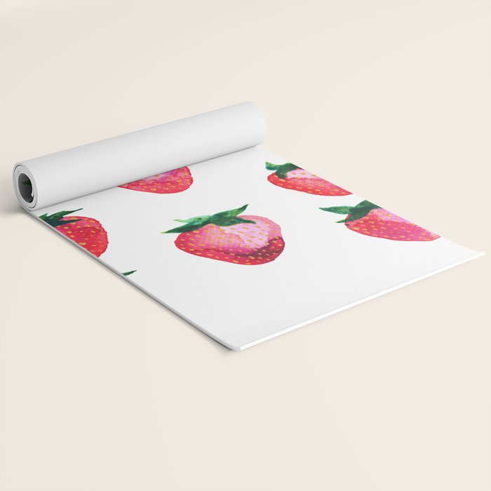 Strawberries Yoga Mat Gallery Image 2