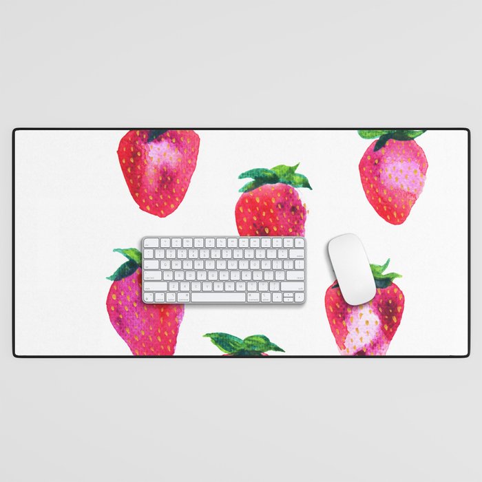 Strawberries Desk Mat Gallery Image 1