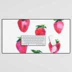 Strawberries Desk Mat Gallery Image 1