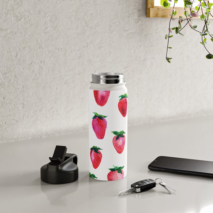 Strawberries Water Bottle Gallery Image 4