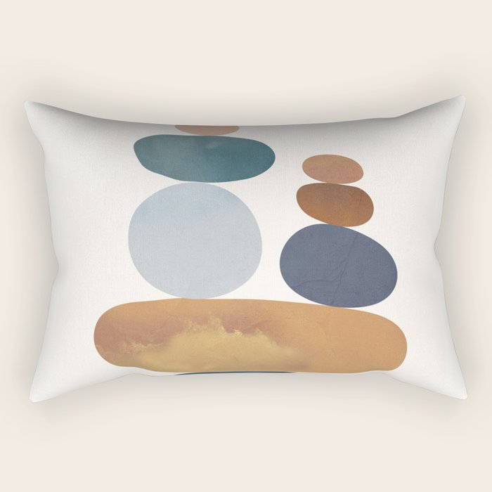 Balancing Stones 31 Rectangular Pillow Gallery Image 1