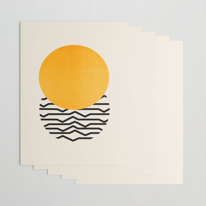 Sun & Ripples Wrapping Paper Gallery Image 3