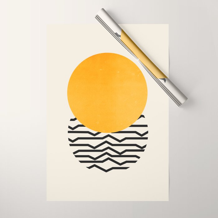 Sun & Ripples Wrapping Paper Gallery Image 1