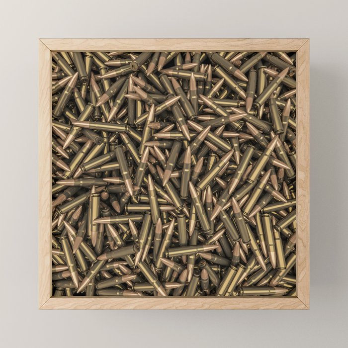 Rifle bullets Mini Art Print Gallery Image 1