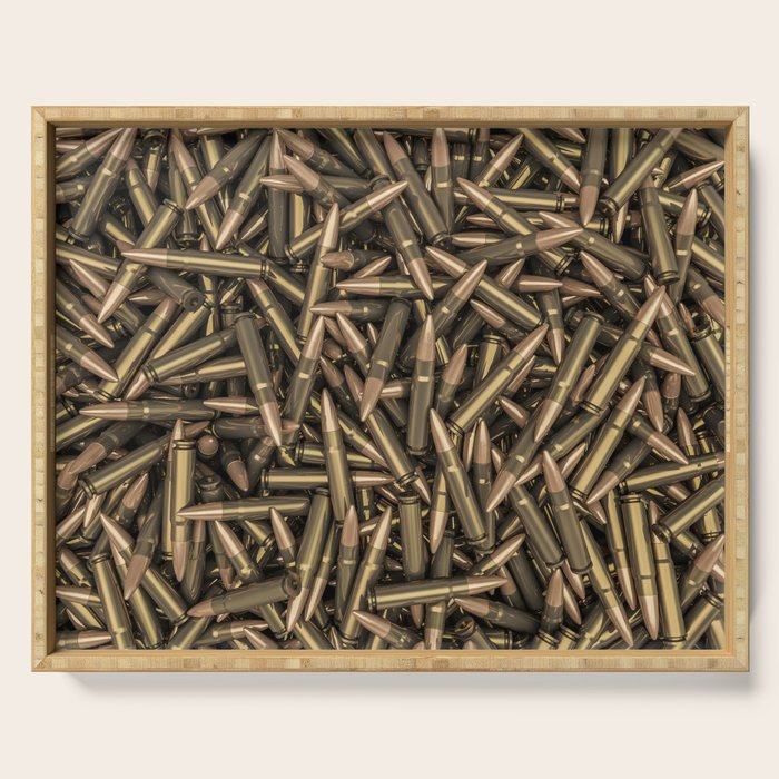 Rifle bullets Serving Tray Gallery Image 1