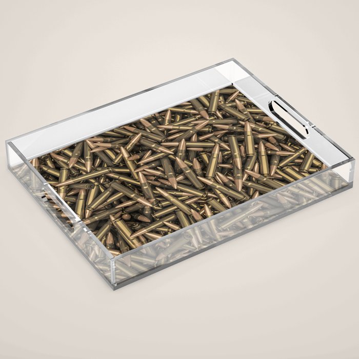 Rifle bullets Acrylic Tray Gallery Image 1