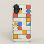 Bauhaus Blocks 02 iPhone Case Gallery Image 1