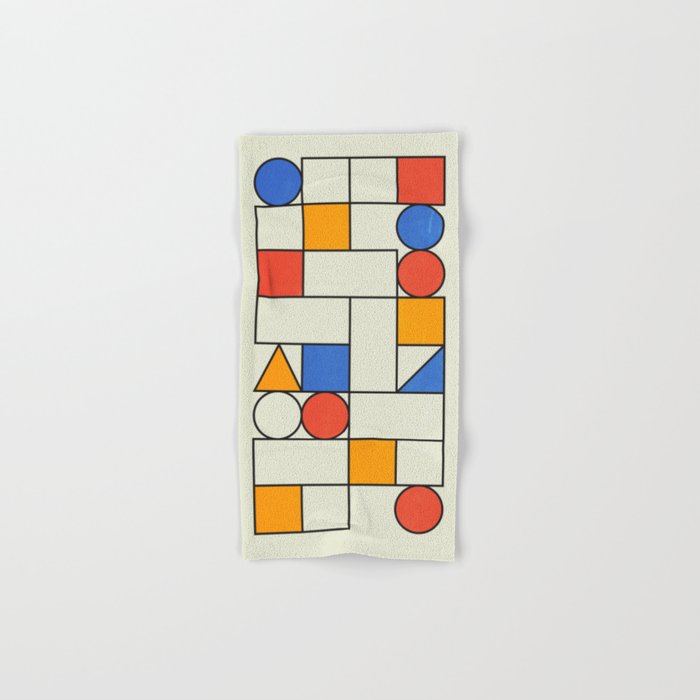 Bauhaus Blocks 02 Bath Towel Gallery Image 1