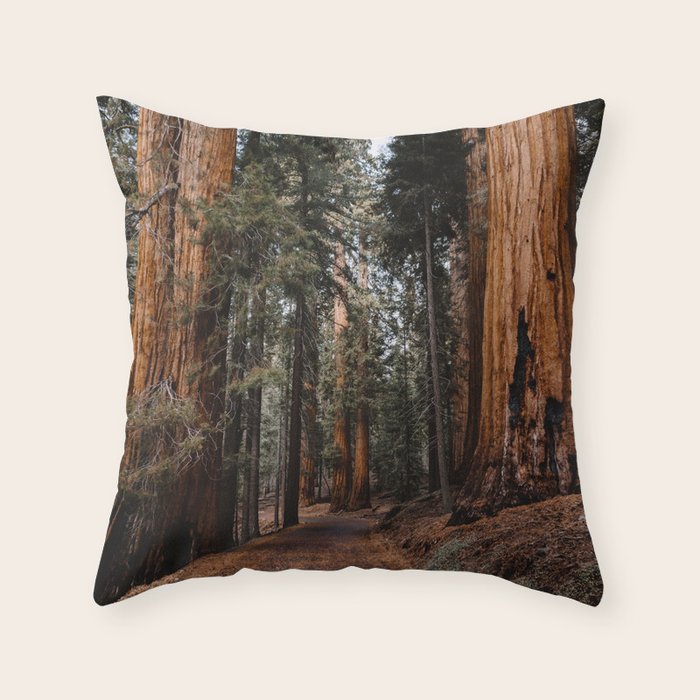 Walking Sequoia 2 Throw Pillow Gallery Image 6