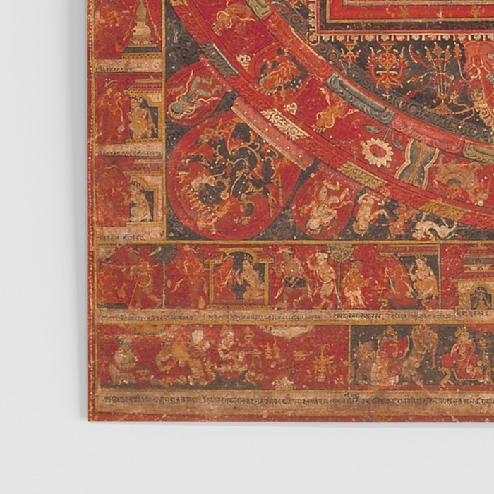 Buddhist Mandala of Vasudhara Nepal 1495 Poster Gallery Image 3