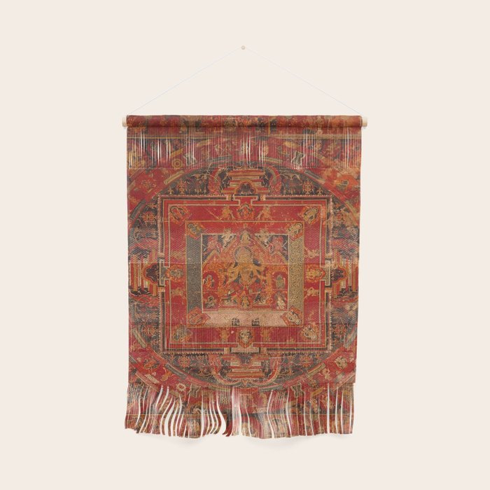 Buddhist Mandala of Vasudhara Nepal 1495 Wall Hanging Gallery Image 1