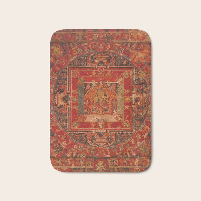 Buddhist Mandala of Vasudhara Nepal 1495 Bath Mat Gallery Image 1