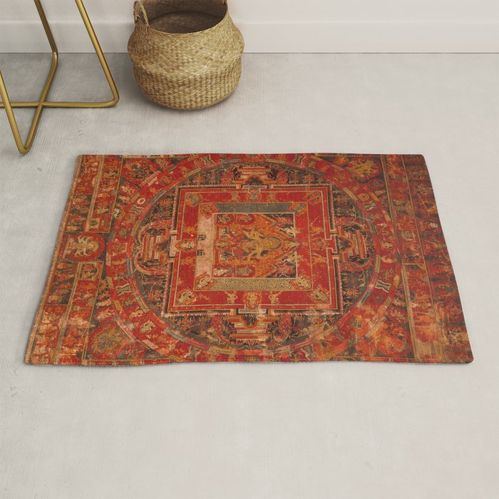 Buddhist Mandala of Vasudhara Nepal 1495 Rug Gallery Image 1