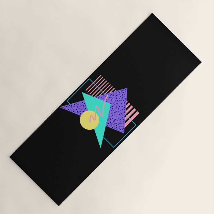 Memphis pattern 121 - 80s / 90s Retro Yoga Mat Gallery Image 1