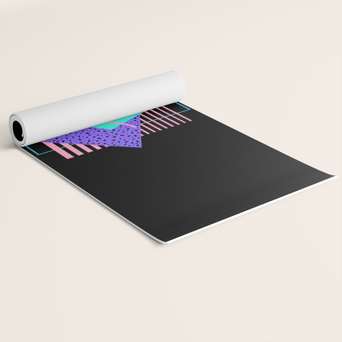 Memphis pattern 121 - 80s / 90s Retro Yoga Mat Gallery Image 2