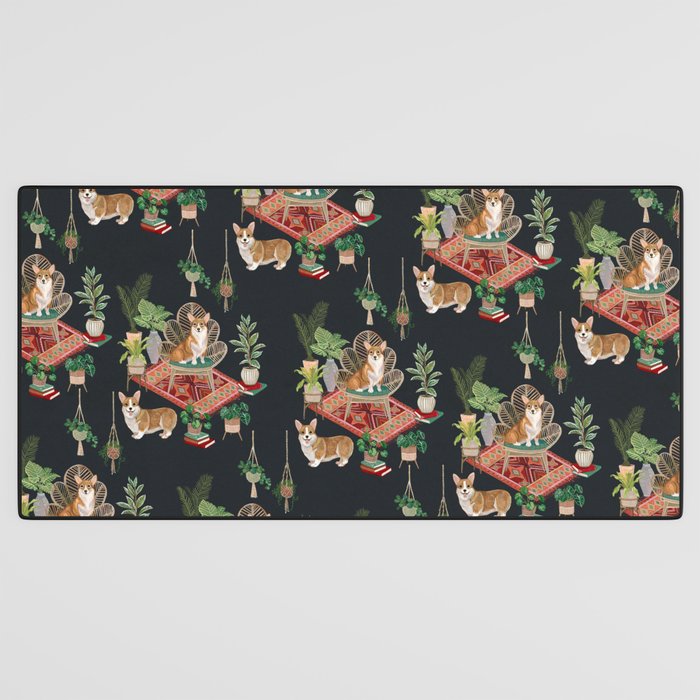 Corgis living room Desk Mat Gallery Image 3