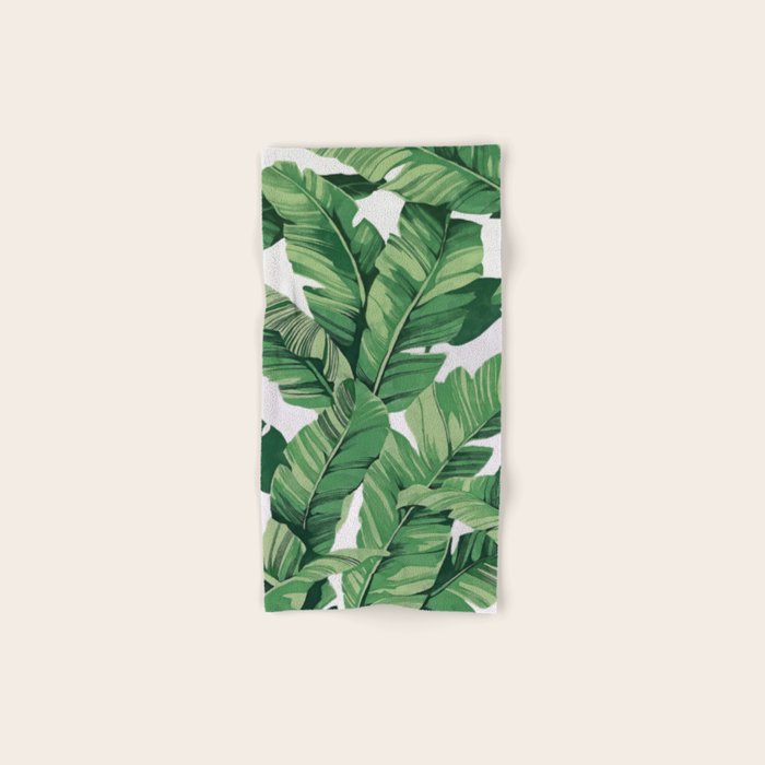 Tropical banana leaves VI Bath Towel Gallery Image 1