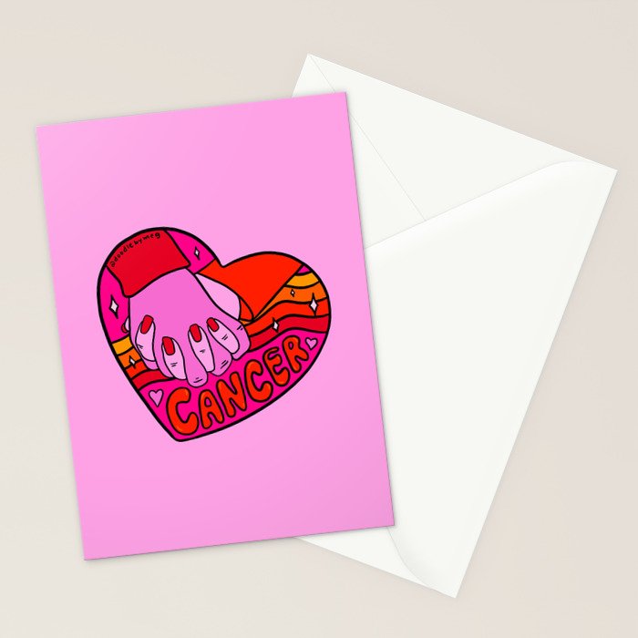 Cancer Valentine Stationery Card Gallery Image 2