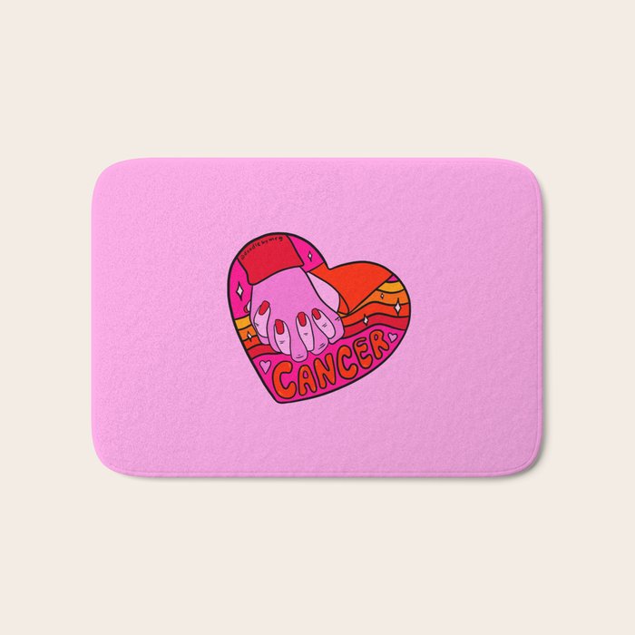 Cancer Valentine Bath Mat Gallery Image 1