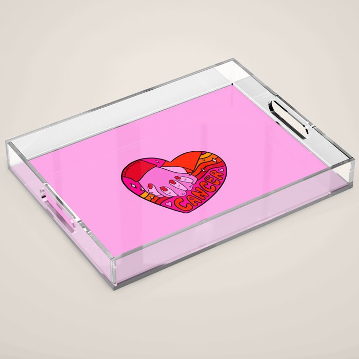 Cancer Valentine Acrylic Tray Gallery Image 1