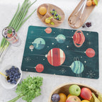 Joy to the Universe (in Teal) Cutting Board Gallery Image 2