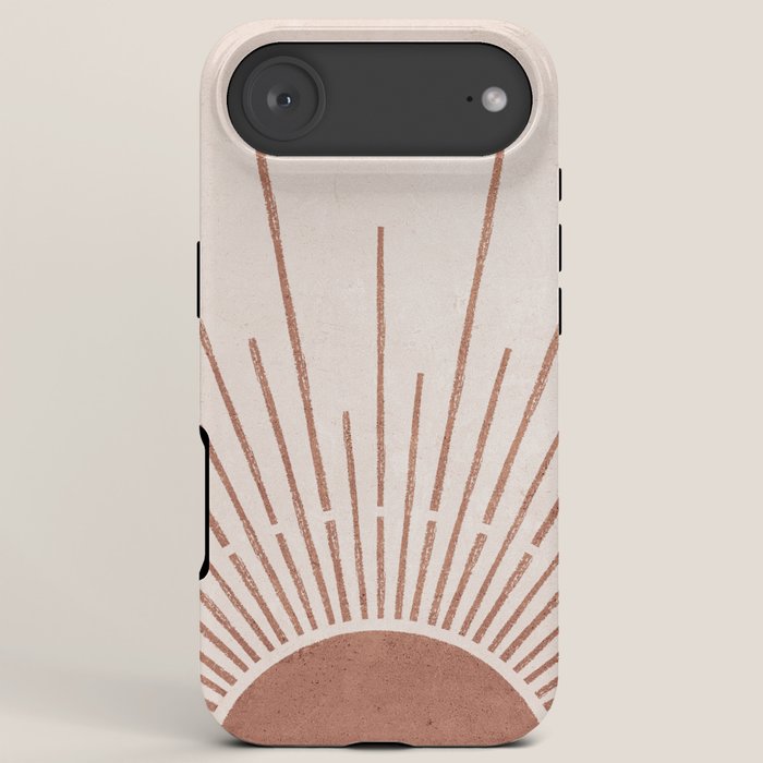 Boho Sun no. 5 Terracotta iPhone Case Gallery Image 6