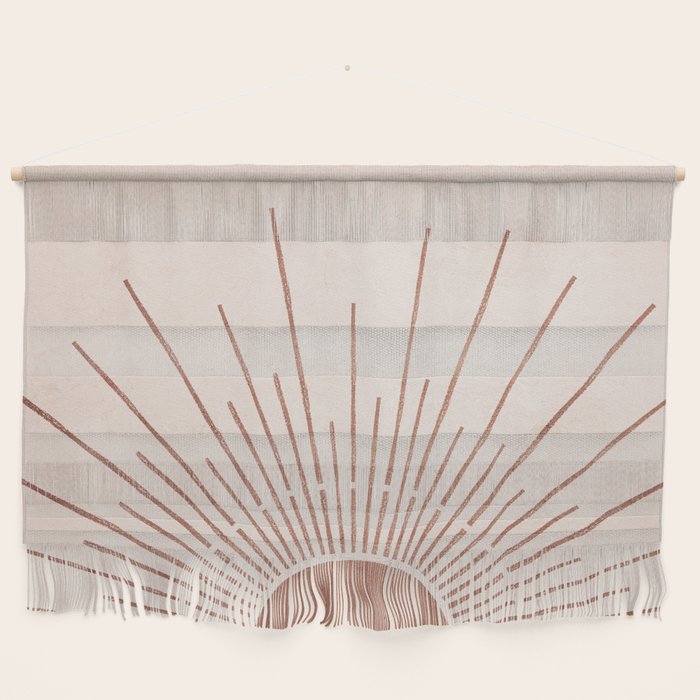 Boho Sun no. 5 Terracotta Wall Hanging Gallery Image 1