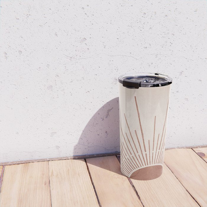 Boho Sun no. 5 Terracotta Travel Mug Gallery Image 4