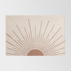 Boho Sun no. 5 Terracotta Rug Gallery Image 2